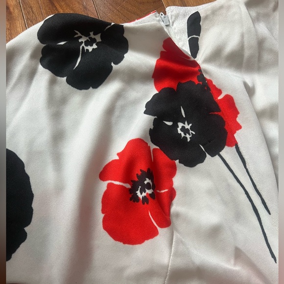 Vintage 70s Floral Print Long Sleeve Dress ❤️🤍🖤 - Picture 4 of 4